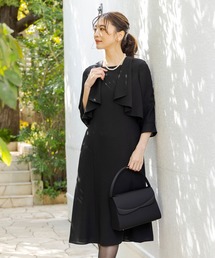 CARETTE（カレット）の「ボレロ風フォーマルブラックドレス（ワンピース）」