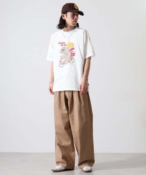 KRIFF MAYER（クリフメイヤー）の「Vintage-like animal short sleeve T-shirt / ヴィンテージライク アニマル半袖Tシャツ unisex（Tシャツ/カットソー・メンズ・チャコールグレー/グレー/オフホワイト/チャコール/ホワイト系/グレー系・M/L/XL）」の11枚目の写真