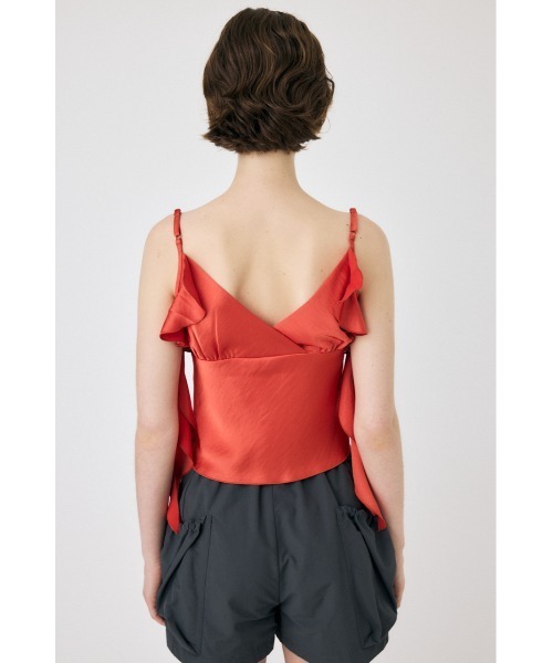 MOUSSY（マウジー）の「FRILL STRAP SATIN キャミソール（キャミソール・レディース・オフホワイト/ライトグリーン/レッド・FREE）」の20枚目の写真