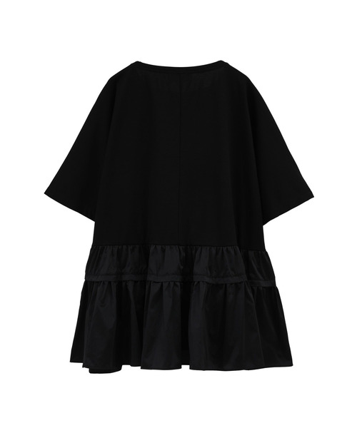 【極美品】1er Arrondissement コットンポンチタフタトップス 黒 1er Arrondissement｜【追加】コットンポンチ*タフタトップス