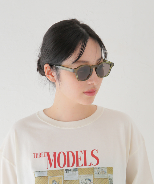 SLOBE IENA（スローブイエナ）の「USEFUL ATELIER LE MARAIS サングラス（サングラス・レディース・カーキ/ブラウン・FREE）」の10枚目の写真