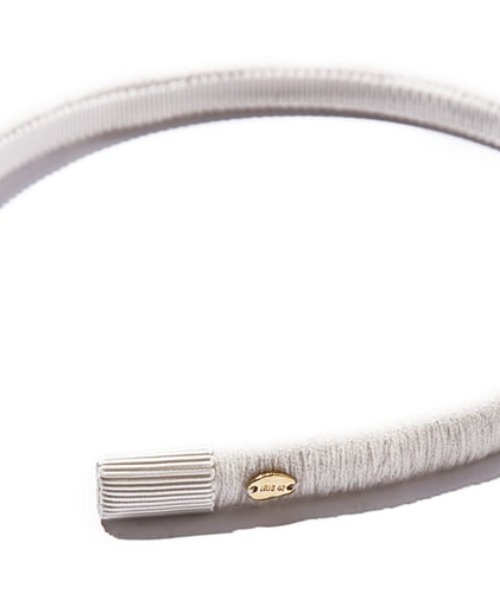 IRIS47（イリスフォーセブン）の「【IRIS 47】waltz head band/ワルツ ヘッド バンド（カチューシャ・レディース・ホワイト/ブラック/ベージュ・FREE）」の10枚目の写真