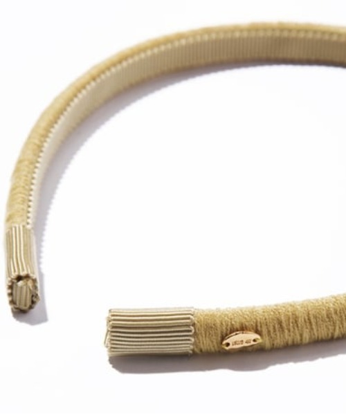 IRIS47（イリスフォーセブン）の「【IRIS 47】waltz head band/ワルツ ヘッド バンド（カチューシャ・レディース・ホワイト/ブラック/ベージュ・FREE）」の8枚目の写真