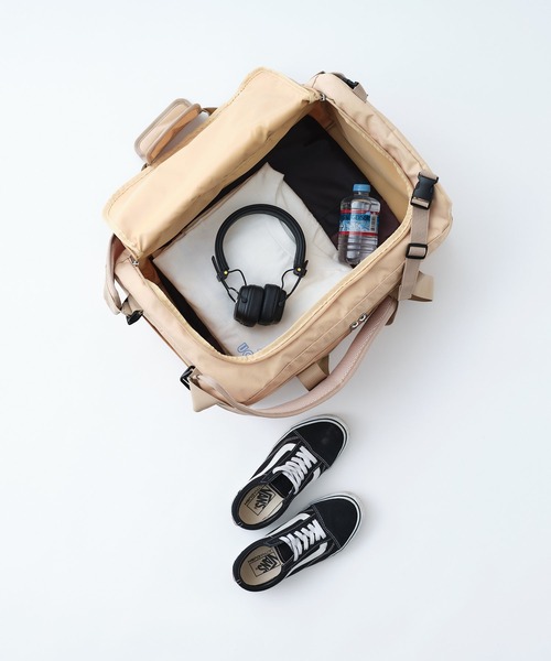 CIAOPANIC TYPY（チャオパニックティピー）の「【追加販売決定！】【WEB限定】【minepack】30L　ﾎﾞｽﾄﾝﾄﾗﾍﾞﾙ2WAYﾊﾞｯｸﾞ（ドラムバッグ・メンズ・ブラック/ベージュ・ONE SIZE）」の17枚目の写真