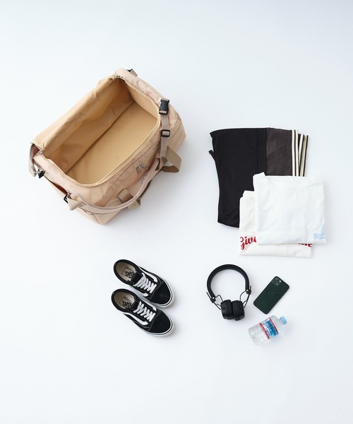 CIAOPANIC TYPY（チャオパニックティピー）の「【追加販売決定！】【WEB限定】【minepack】30L　ﾎﾞｽﾄﾝﾄﾗﾍﾞﾙ2WAYﾊﾞｯｸﾞ（ドラムバッグ・メンズ・ブラック/ベージュ・ONE SIZE）」の18枚目の写真