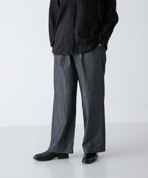 かぐれ | シャンブレーデニムイージーパンツ(デニムパンツ)