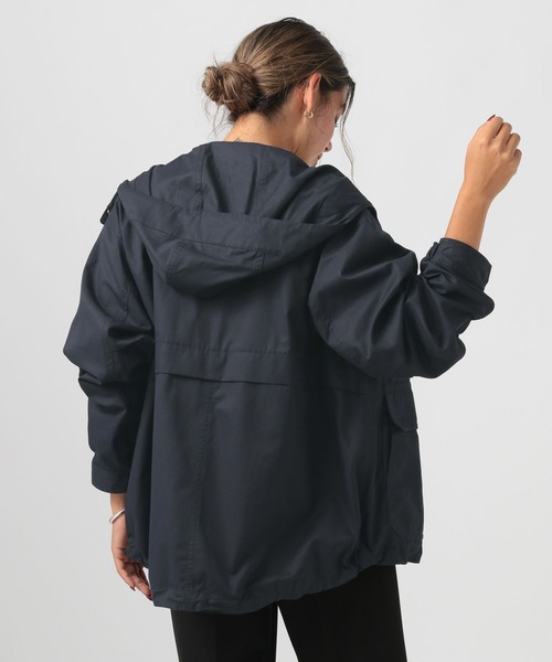 BAYFLOW（ベイフロー）の「[微光沢生地]撥水マウンテンパーカー（マウンテンパーカー・レディース・ネイビー/ブラウン系/モカ・MEDIUM/SMALL）」の16枚目の写真