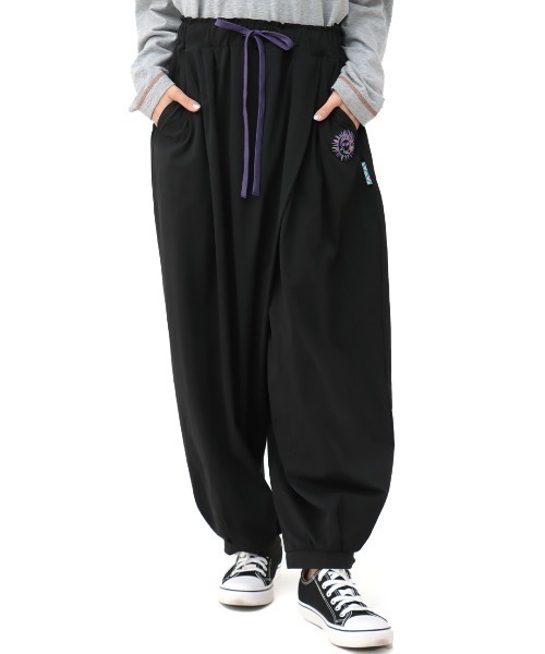 チチカカ（チチカカ）の「タイ風パンツ（その他パンツ・レディース・ベージュ/その他1/ブラック・FREE）」の9枚目の写真