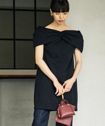 Vスウェットチュニック