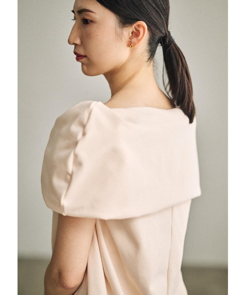 ROPE'(ロペ)の「Vスウェットチュニック(Tシャツ/カットソー・レディース・ブラック/ベージュ・FREE)」の19枚目の写真