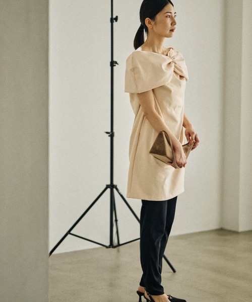 ROPE'(ロペ)の「Vスウェットチュニック(Tシャツ/カットソー・レディース・ブラック/ベージュ・FREE)」の20枚目の写真