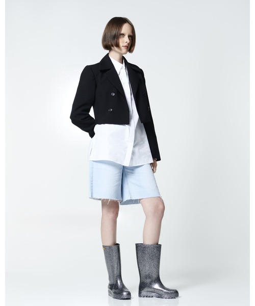 melissa（メリッサ）の「MELISSA WELLY AD（レインシューズ・レディース・レオパード/ブラック/ブラック系その他・35-36/39/38/37）」の9枚目の写真