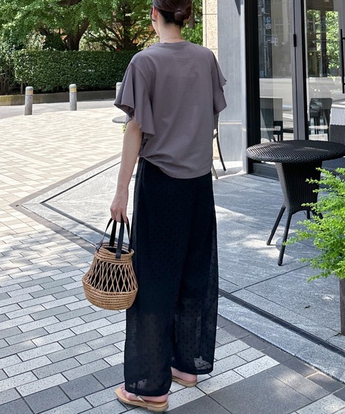 Maison de Dolce フロッキードットパンツ WEB限定】フロッキードットパンツ | DOUDOU(ドゥドゥ)レディース