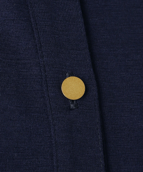 VERMEIL par iena（ヴェルメイユパーイエナ）の「wool 100 jersey シャツ（シャツ/ブラウス・レディース・ボルドー/ネイビー・FREE）」の8枚目の写真