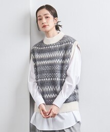 UNITED ARROWS | フォックスカシミヤ ジャカード ニットベスト(ベスト)