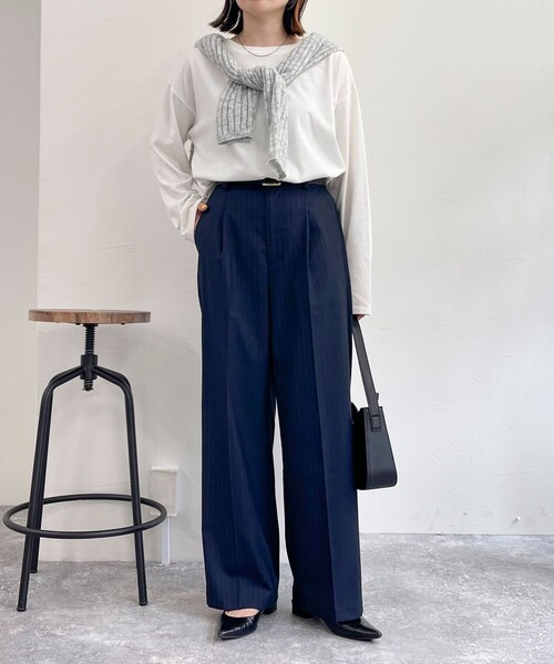 fredy emue チノタックパンツ 黒 38号