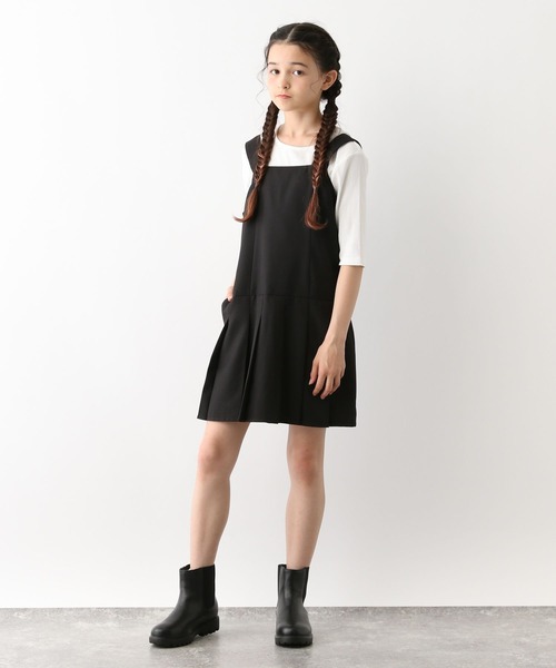 GLOBAL WORK（グローバルワーク）の「アソートジャンスカ/130117（ジャンパースカート・キッズ・ブラック/ブルー・130cm/140cm/150cm/160cm）」の14枚目の写真