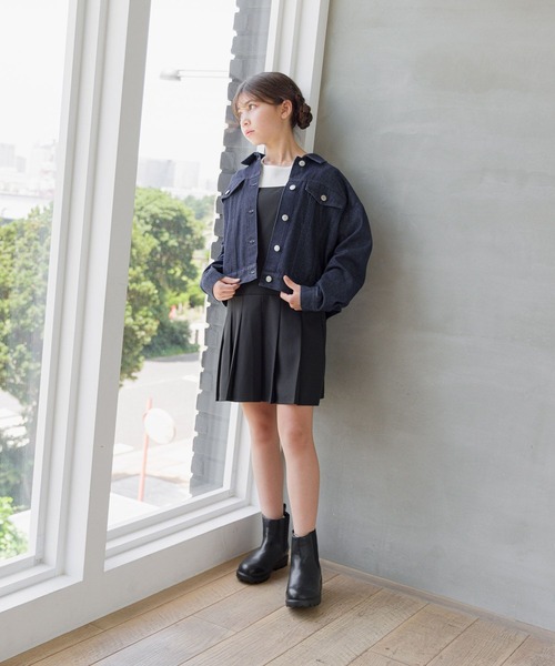 GLOBAL WORK（グローバルワーク）の「アソートジャンスカ/130117（ジャンパースカート・キッズ・ブラック/ブルー・130cm/140cm/150cm/160cm）」の15枚目の写真