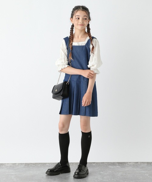 GLOBAL WORK（グローバルワーク）の「アソートジャンスカ/130117（ジャンパースカート・キッズ・ブラック/ブルー・130cm/140cm/150cm/160cm）」の20枚目の写真