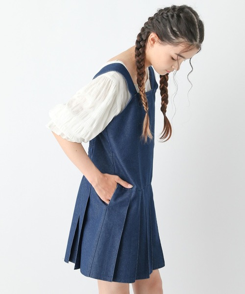 GLOBAL WORK（グローバルワーク）の「アソートジャンスカ/130117（ジャンパースカート・キッズ・ブラック/ブルー・130cm/140cm/150cm/160cm）」の22枚目の写真