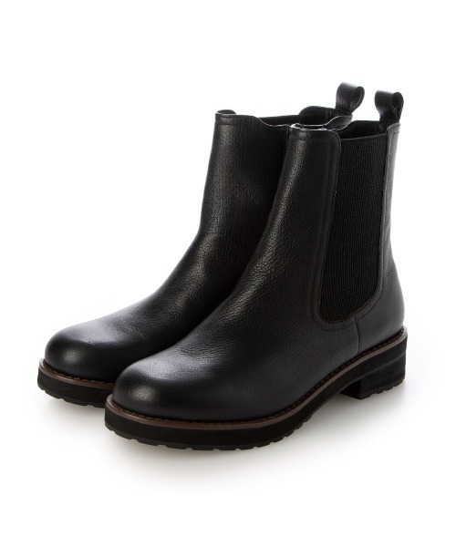 ing（イング）の「サイドゴアブーツ（ブーツ・レディース・ブラック/サンドベージュ/アイボリー・23cm/23.5cm/24cm/24.5cm/22.5cm）」の3枚目の写真