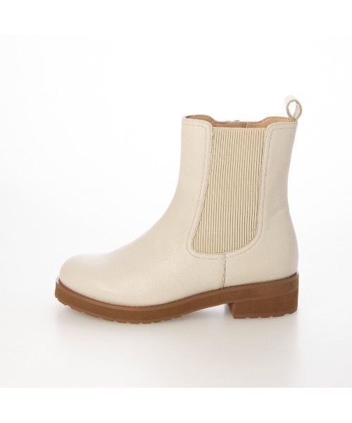 ing（イング）の「サイドゴアブーツ（ブーツ・レディース・ブラック/サンドベージュ/アイボリー・23cm/23.5cm/24cm/24.5cm/22.5cm）」の9枚目の写真