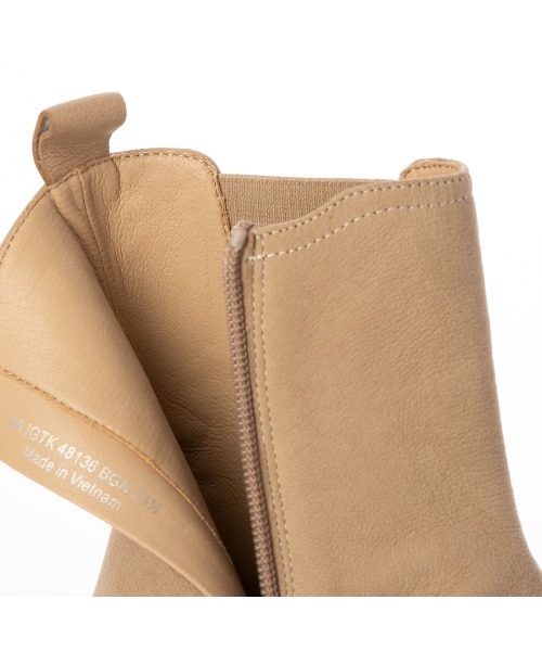 ing（イング）の「サイドゴアブーツ（ブーツ・レディース・ブラック/サンドベージュ/アイボリー・23cm/23.5cm/24cm/24.5cm/22.5cm）」の8枚目の写真