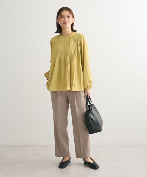 Green Parks(グリーンパークス)の「きれいシルエットパンツ(テーパード)(その他パンツ・レディース・ミント/ブラック/グレイッシュベージュ・S/M/L/XS/XL)」の20枚目の写真