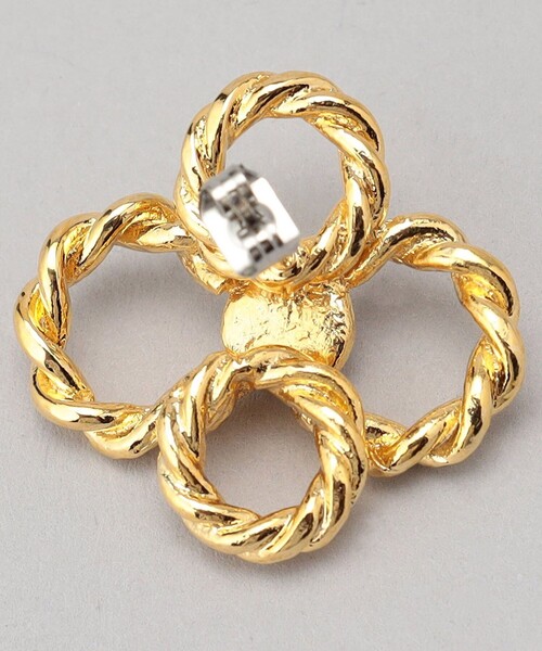 FREAK'S STORE（フリークスストア）の「フラワーピアス（ピアス（両耳用）・レディース・シルバー/ゴールド・ONE SIZE）」の4枚目の写真