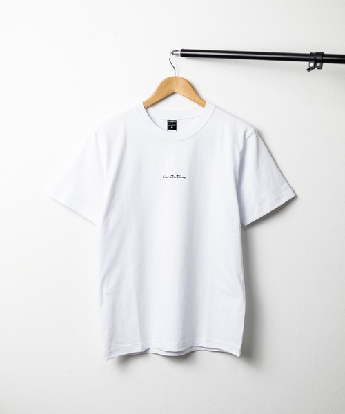 NO WAY(ノーウェイ)の「/ミドルウェイト/刺繍ショートスリーブ コットンTシャツ(Tシャツ/カットソー・レディース・ホワイト/ブラック/ブルー系・MEDIUM/LARGE)」の2枚目の写真