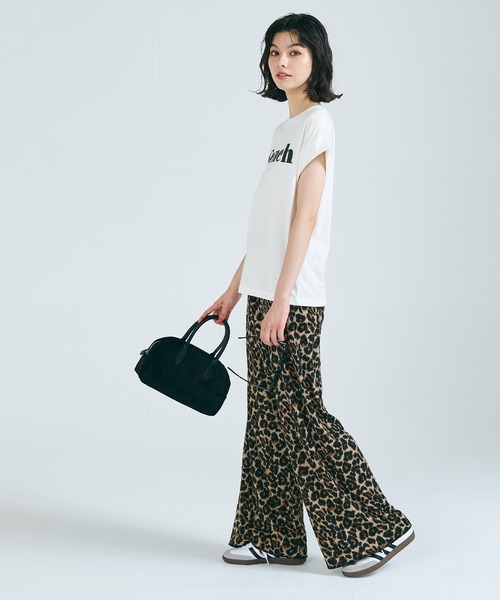coca(coca)(コカ)の「フレンチ ロゴTシャツ(Tシャツ/カットソー・レディース・A/チャコール/B/ブラック・ONE SIZE)」の10枚目の写真