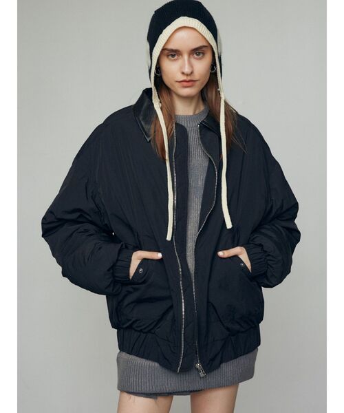 EMODA（エモダ）の「プレーティングオーバールーズニット（ニット/セーター・レディース・ブラック/ブルー/イエロー/グレー・FREE）」の12枚目の写真