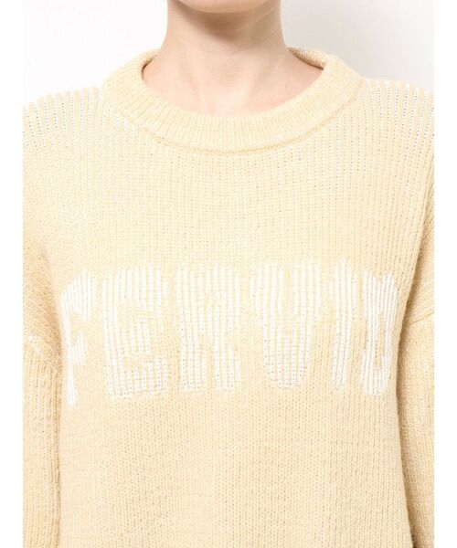 EMODA（エモダ）の「プレーティングオーバールーズニット（ニット/セーター・レディース・ブラック/ブルー/イエロー/グレー・FREE）」の17枚目の写真