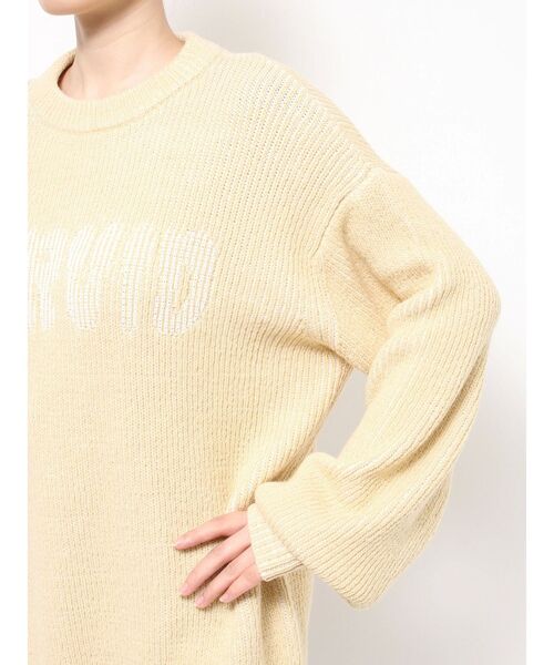 EMODA（エモダ）の「プレーティングオーバールーズニット（ニット/セーター・レディース・ブラック/ブルー/イエロー/グレー・FREE）」の18枚目の写真