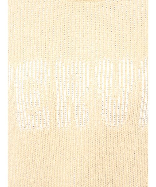 EMODA（エモダ）の「プレーティングオーバールーズニット（ニット/セーター・レディース・ブラック/ブルー/イエロー/グレー・FREE）」の5枚目の写真