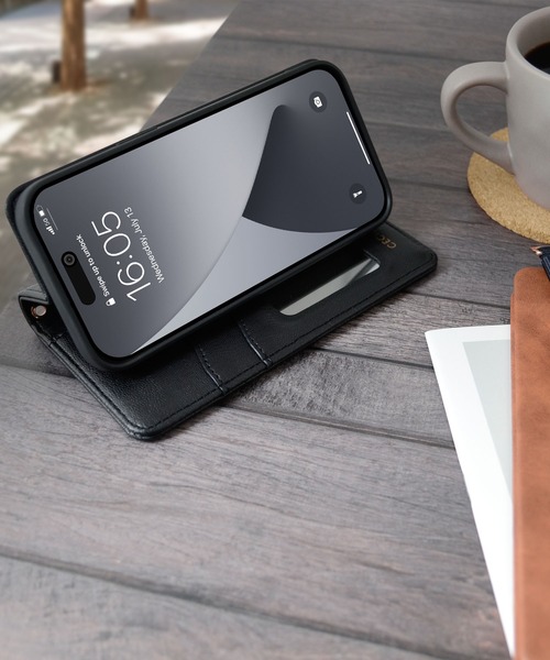 CECIL McBEE（セシルマクビー）の「iPhone17 iPhone17Pro iPhoneAir iPhone16/16Pro/16e/15/14/13 セシルマクビー [キルティング手帳]（スマホケース/カバー・レディース・ブラック/スモークピンク/グレー/ベージュ/モカ・iPhone 16/iPhone 16 Pro/iPhone 15/iPhone 16e/iPhone 17/iPhone 17 Pro/iPhone Air）」の8枚目の写真