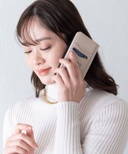 CECIL McBEE（セシルマクビー）の「iPhone17 iPhone17Pro iPhoneAir iPhone16/16Pro/16e/15/14/13 セシルマクビー [キルティング手帳]（スマホケース/カバー・レディース・ブラック/スモークピンク/グレー/ベージュ/モカ・iPhone 16/iPhone 16 Pro/iPhone 15/iPhone 16e/iPhone 17/iPhone 17 Pro/iPhone Air）」の15枚目の写真