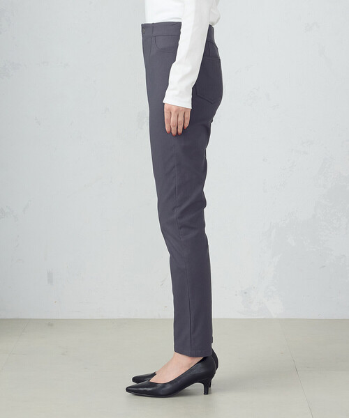COMME CA MODELS（コムサモデルズ）の「【美しいベーシックパンツ】裏起毛ハイテンションパンツ（その他パンツ・レディース・ブラック/ベージュ/ネイビー/チャコール・X-LARGE/XX-LARGE/SMALL/MEDIUM/LARGE/X-SMALL/XX-SMALL）」の10枚目の写真