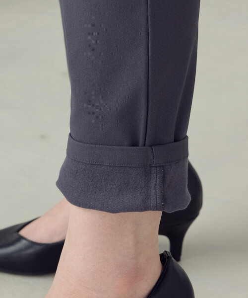 COMME CA MODELS（コムサモデルズ）の「【美しいベーシックパンツ】裏起毛ハイテンションパンツ（その他パンツ・レディース・ブラック/ベージュ/ネイビー/チャコール・X-LARGE/XX-LARGE/SMALL/MEDIUM/LARGE/X-SMALL/XX-SMALL）」の12枚目の写真