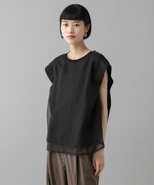 【セール】シアードッキングTEE 121173（Tシャツ/カットソー）｜O0u（オーゼロユー）