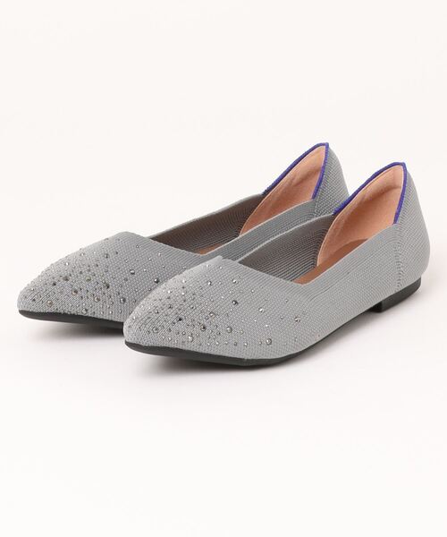 shoes365（シューズスリーシックスファイヴ）の「【shoes365】ラインストーン装飾編み込みパンプス（パンプス・レディース・ブラック/ライトベージュ/グレー・22.5cm/23.0cm/23.5cm/24.0cm/24.5cm/25.0cm）」の17枚目の写真