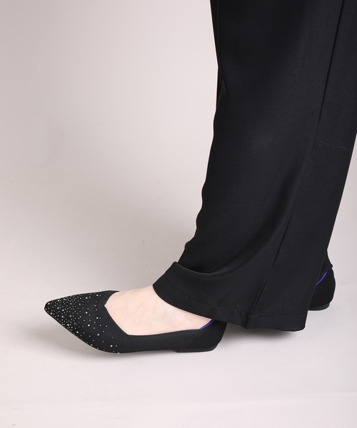 shoes365（シューズスリーシックスファイヴ）の「【shoes365】ラインストーン装飾編み込みパンプス（パンプス・レディース・ブラック/ライトベージュ/グレー・22.5cm/23.0cm/23.5cm/24.0cm/24.5cm/25.0cm）」の7枚目の写真