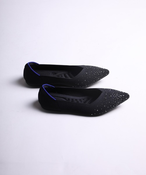 shoes365（シューズスリーシックスファイヴ）の「【shoes365】ラインストーン装飾編み込みパンプス（パンプス・レディース・ブラック/ライトベージュ/グレー・22.5cm/23.0cm/23.5cm/24.0cm/24.5cm/25.0cm）」の19枚目の写真