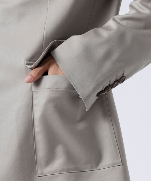 BED J.W. FORD(ベッドフォード)の「【BED j.w. FORD/ベッドフォード】Team Jacket(テーラードジャケット・メンズ・ブラック/グレー・1/0)」の3枚目の写真
