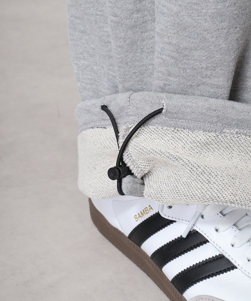 SUGGESTION(サジェッション)の「Two tuck sweatpants / 2タックスウェットパンツ unisex(スウェットパンツ・メンズ・杢グレー/ブラック・M/L)」の8枚目の写真