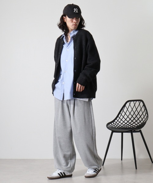 SUGGESTION(サジェッション)の「Two tuck sweatpants / 2タックスウェットパンツ unisex(スウェットパンツ・メンズ・杢グレー/ブラック・M/L)」の17枚目の写真