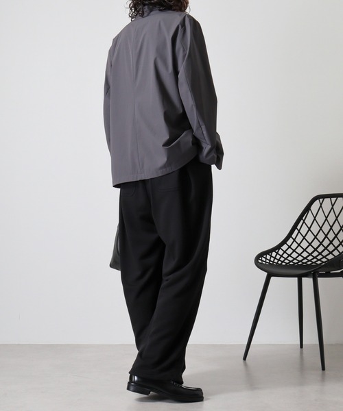 SUGGESTION(サジェッション)の「Two tuck sweatpants / 2タックスウェットパンツ unisex(スウェットパンツ・メンズ・杢グレー/ブラック・M/L)」の4枚目の写真