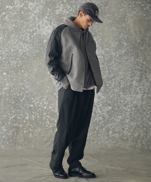 mj10345-Leather RS Award Jacket スタジャン（スタジャン