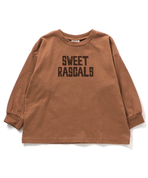 BREEZE（ブリーズ）の「バックプリントPOPお菓子Tシャツ（Tシャツ/カットソー・キッズ・キャメル/ブラック/ライム/オフホワイト・90/100/110/120/80/130/140）」の4枚目の写真