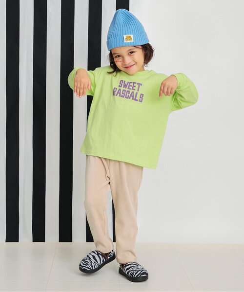 BREEZE（ブリーズ）の「バックプリントPOPお菓子Tシャツ（Tシャツ/カットソー・キッズ・キャメル/ブラック/ライム/オフホワイト・90/100/110/120/80/130/140）」の5枚目の写真